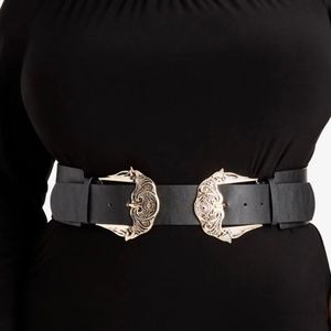 Double buckle waist belt
